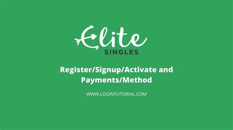 Elite singles member login